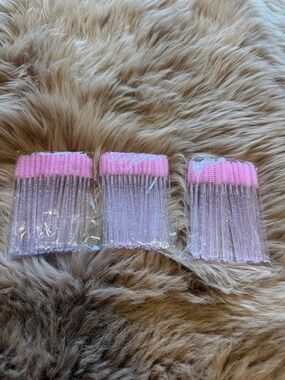 Pink Glitter Brow/Lash Brush Bundle